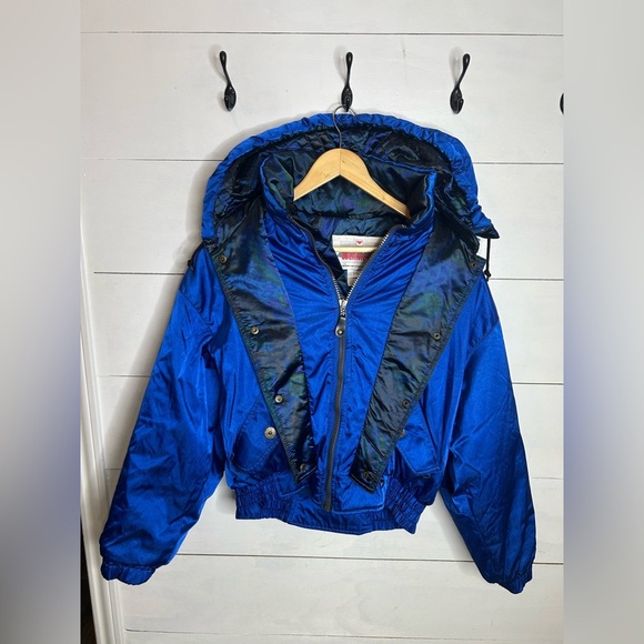 Obermeyer Jackets & Blazers - Vintage Obermeyer Ski Jacket Electric Blue Retro 80s/90s Women’s Size 10 Winter